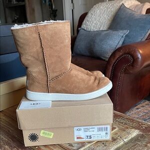 UGG Chestnut Suede Classic Boots